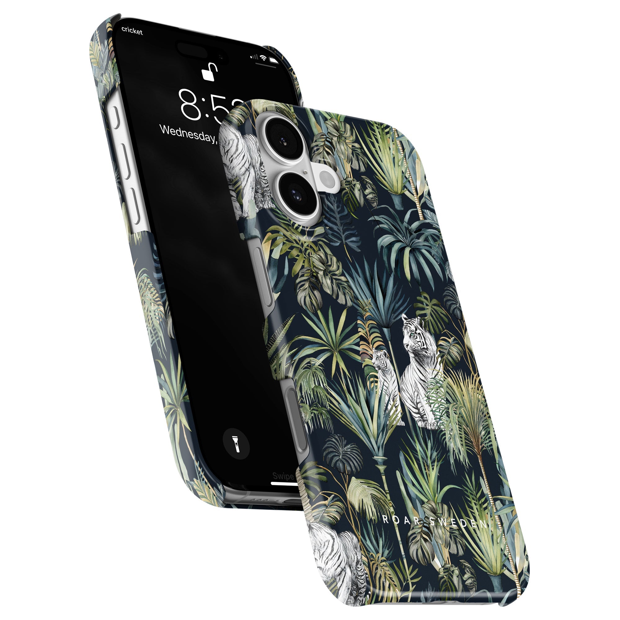 Tiger Slim mobilskal – White Tiger