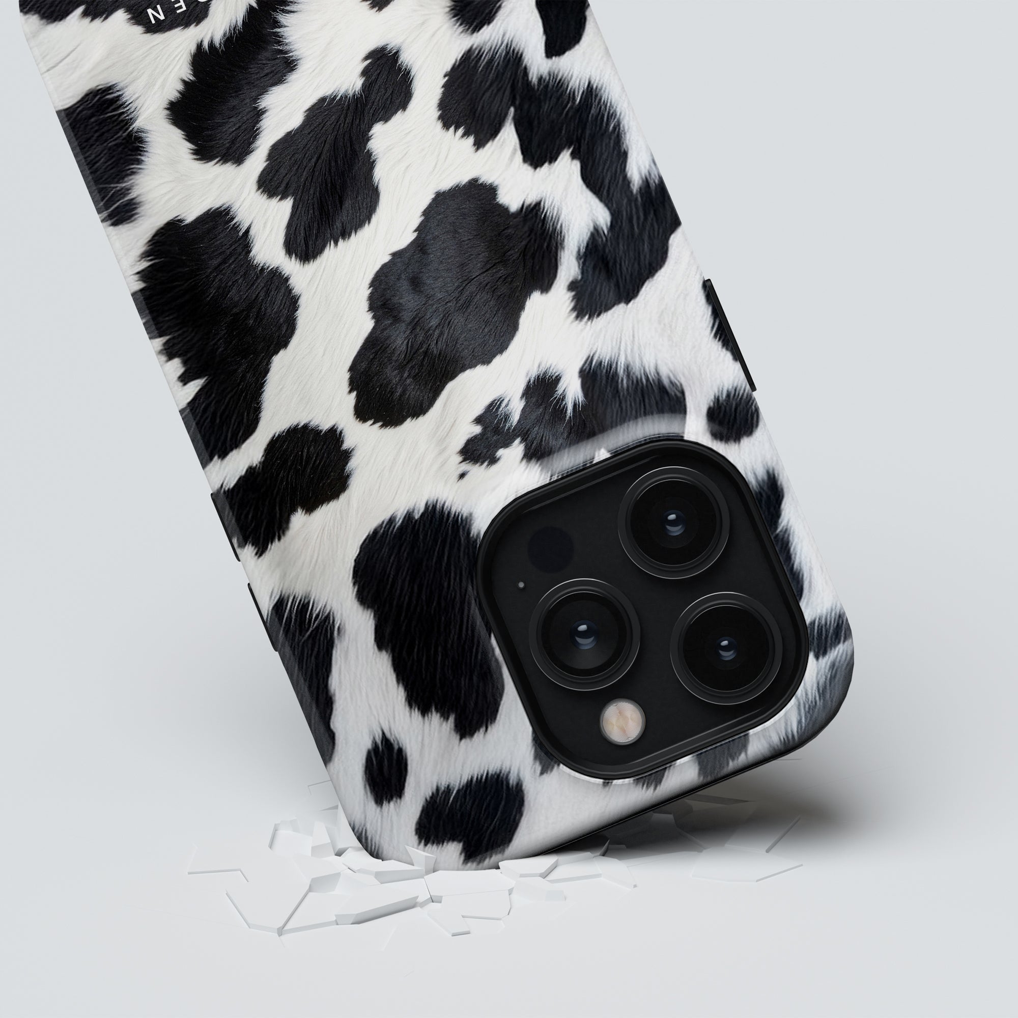 Cow MagSafe mobilskal – White Cow